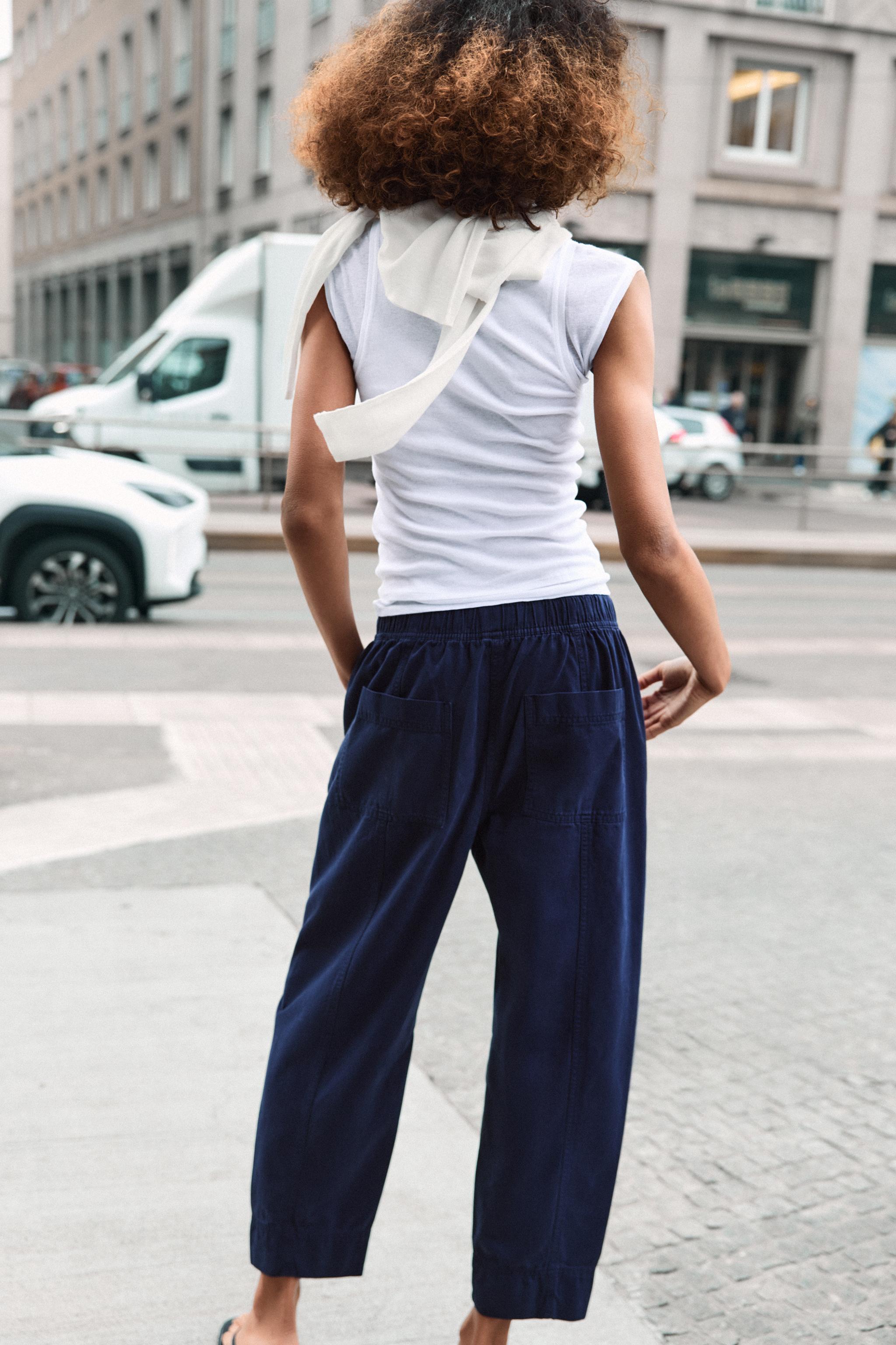 ELASTIC WAIST PANTS